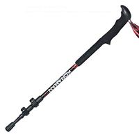 Crutches Outdoor Trekking Poles Carbon Telescopic Ultra Light Walking Crutch Climbing Equipment Crutch Stick Anti-Skid Walking Stick (Color : Green, Size : 65cm)