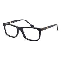 Men Anti-Blue Light Fashion Reader Black Rectangular Reading Glasses AMMJ 100