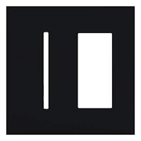 Lutron Deep Back Cover New Arch Wp - Grafikt Black (LWT-GT-BL)
