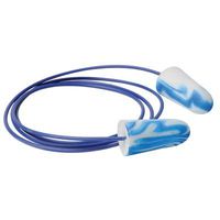 Moldex Universal Single Use SparkPlugs Tapered Extra-Soft Polyurethane Foam Corded Earplugs With Metal Detectable Vinyl Cord (100 Pair Per Box)