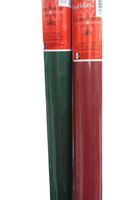 Heavy Duty Red & Green Kraft ~ Gift Wrap Paper (2 Rolls) 100 Sq Ft