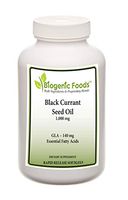 Black Currant Seed Oil - Essential Fatty Acid 140 mg of Natural Sourced GLA - 1,000 mg, 60 Gel caps