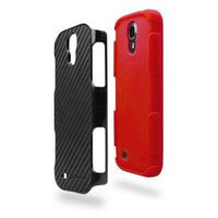 Marware Phone case for Samsung Galaxy S4 - Retail Packaging - Black/Red