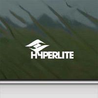 reprowiwi Art Laptop Decal Wall Decoration Wall Art White MacBook Home Decor DIE Cut Bike Vinyl HYPERLITE Wake Board