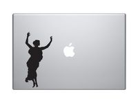 Greek Olympians - Aphrodite Goddess Love Beauty Pleasure - 5" Black Vinyl Decal Sticker Car Macbook Laptop