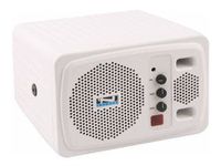 Anchor Audio, White Speaker Monitor w/ Remote Control, AN-130RC+