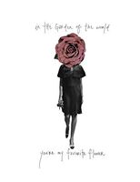 Away Laughing Paperworks Favorite Flower Blank Card 4.25" x 5.5", Set of 4