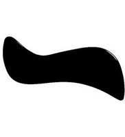 EUBUY Hand Made Pure Horn S Shape Guasha Board Gua Sha Skin Scraping Massage Tool