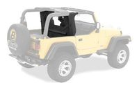 Bestop 80035-35 Black Diamond WrapAround Windjammer Wind Break for 03-06 Wrangler TJ including Unlimited by Bestop