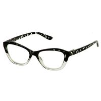 Bunny Eyez Abby Wearable, Tilt-able Flip-able Women's Reading Glasses - Grey Tortoise/Crystal (+2.00)