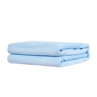 ROSENICE Slip Resistant Incontinence Mattress Pad Washable Wet Absorbing Mat for Adults and Children or Pet Training 70x100cm(Light Blue)