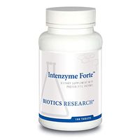 Biotics Research Intenzyme Forte™ - Proteolytic Enzymes, Pancreatin, Bromelain, Papain, Lipase, Amylase, Protein Metabolism, Supports Healthy Digestion, Immune and Circulatory Function 100 tabs