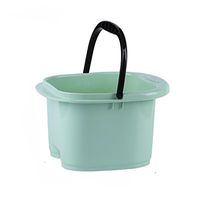 Foot spa Portable Foot Tub Shower Foot Bathtub Plastic Basin Relaxation (Color : Blue)