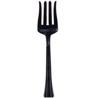 Lillian Plastic Salad Serving fork, 1 Unit, Black