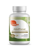 Zahler AdultFocus, Advanced Formula for Increased Focus and Concentration, Certified Kosher, 60 Capsules