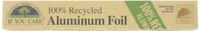 IF YOU CARE 100% Recycled Aluminum Foil Roll, 50 Square Feet