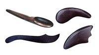 Set 4 Pcs Guasha Therapy Reflexology Health Thai Massage Wooden Stick Relax Tool