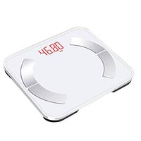 DEI QI Body Fat Scale Smart Accurate Wireless Digital Bathroom Weight Scale Body Composition Analyzer with Smartphone App (Color : White)