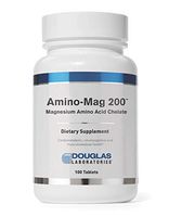 Douglas Laboratories - Amino-Mag 200 - Magnesium Supplement Supports Muscles, Heart, Metabolism, Enzymatic Activity, and Skeletal Strength - 100 Tablets