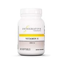 Integrative Therapeutics - Vitamin E - 400 IU Full-Tocopherol Form of Vitamin E - Supports Heart Health & Free-Radical Detoxification - 60 Softgels