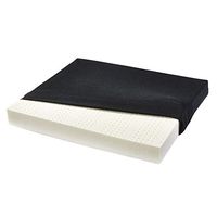 AliMed Latex Comfort Cushion, 18"W x 16"D x 3"H, Black Knit Cover