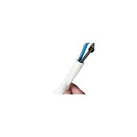 TechFlex 1" F6 Woven Wrap Braided Cable Sleeve White 10 Feet F6W1.00WH10