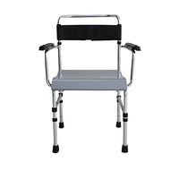 Handiy Commode Chair Elderly Disabled Pregnant Women Folding Bath Chair Toilet Stool 540 580 830mm -by TIANTA