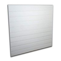 Proslat White 16 square foot Heavy Duty Slatwall Organizer Panel