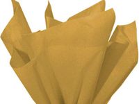 20ct *9 Colors* Tissue Paper for Gift Wrapping 15"x20" Solid Sheets Your Choice (Antique Gold) nfLG1743