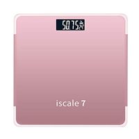 Daily necessities LTD Digital Bathroom Electronic Scales, LCD Display 5mm Tempered Glass Precision Electronic Scale, Portable Rollover Body Scales, Automatic Power-on and Shutdown up to 180KG