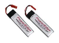 PowerEdge 550mAh 3.7V 1S Single Cell 25C LiPoly 2-Pack