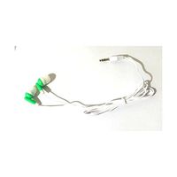 TFD Supplies Wholesale Bulk Earbuds Headphones 100 Pack for iPhone, Android, MP3 Player - Green