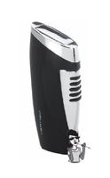 Vertigo by Lotus Jazz Single Torch Flame Cigar Lighter Black