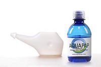 AQUAPAP Health Nasal Rinse and Neti Pot Vapor Distilled Water 24 Pack of 8 oz Single Serve Bottles (Water only Does not Include neti Pot)