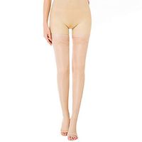 Thigh High Compression Socks for Men & Women (20-30mmHg) Open-Toe, Best Thin Lace Stockings for Treatment Swelling, Varicose Veins, Edema, Boost Stamina & Recovery.(Open-M)