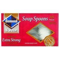 Heavy-duty Plastic Soup Spoons by Jarden