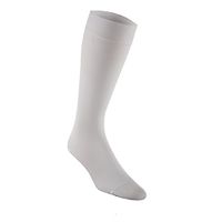 JOBST for men knee high 15-20 mmHg Compression Socks, Closed Toe, Large, White