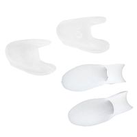 2 Pair Toe Protector Straightener Separators Bunion Relief Orthotics Cushion