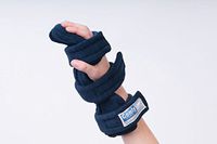 ComfySplints Hand Wrist Finger Splint Cover, Standard Adult Cover for Comfy Hand Orthosis, Navy Blue, Terrycloth