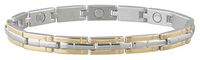 Sabona Ladies' Magnetic Link Bracelet, Two-Tone, S/M, 1 Ounce