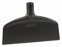 Remco 29119 Black Beveled Nylon Blade Stiff Floor Scraper, 6.75" L x 10.25" W