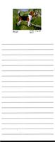 Beagle Magnetic List Pads - Set of 2