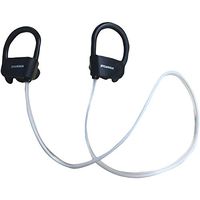 SYLVANIA CURSBT317BK In-Ear Bluetooth Sport Headphones with Microphone & LED Light-up Headband, One Size, Black