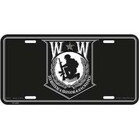 Wounded Warrior License Plate, Heroism, Honor, Sacrifice by License Plate Shop