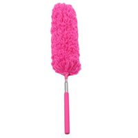 Cngstar Surface Duster Static Dusting Cleaner with Handle for Cleaning High Ceiling Furniture Long Dust Mop for Home Business,Rose Red