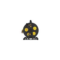 Powerzone, Black Power Zone ORCR3002 Handle Driven Cord Storage Reel With Stand, 100 ft, Plastic