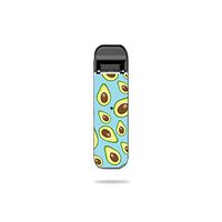 MightySkins Skin Compatible with SMOK Novo - Blue Avocados | Protective, Durable, and Unique Vinyl Decal wrap Cover | Easy to Apply, Remove, and Change Styles | Made in The USA