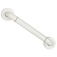GRMN Bathroom Handrail, Non-Slip Bathroom Grab Bar with Luminous Circles, 16-inch SUS304 Stainless Steel White Bath and Shower Grab Bars for Elderly, Children, Pregnant and Disabled