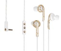 Frends Ella B Earbuds Headphones in Gold and White (Non-retail Packaging)