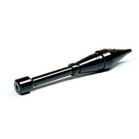 Novelty Mini Whistle Bullet Pipe Design Herb Tool (Black)